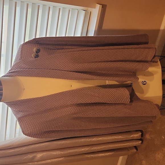 Maurices Open Front/Button Cardigan - Picture 2 of 4